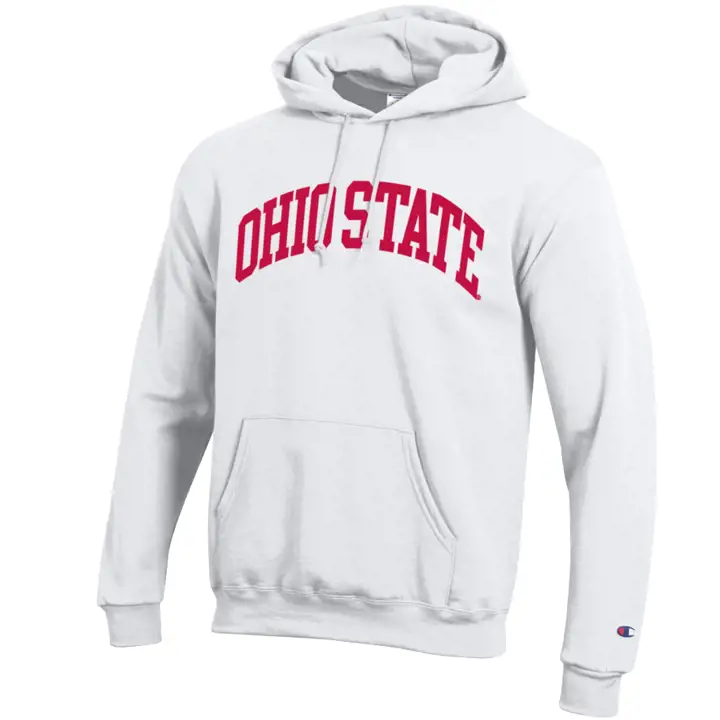 Sweat à capuche Ohio State Buckeyes Versatwill Powerblend Blanc