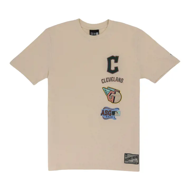 CLEVELAND GUARDIANS MLB NE Color Pack Tee Superposé 26 Ivoire