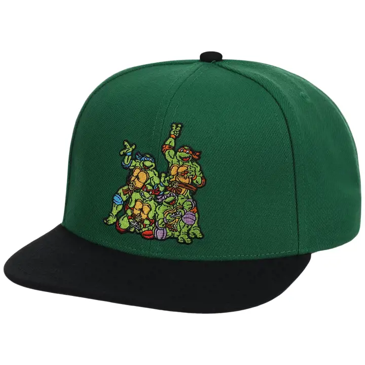 TMNT Casquette Snapback Enfant VERT/NOIR