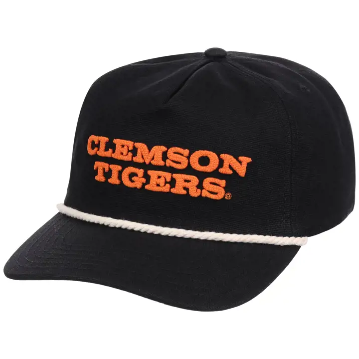 Casquette Clemson Tigers Rétro Corde noire