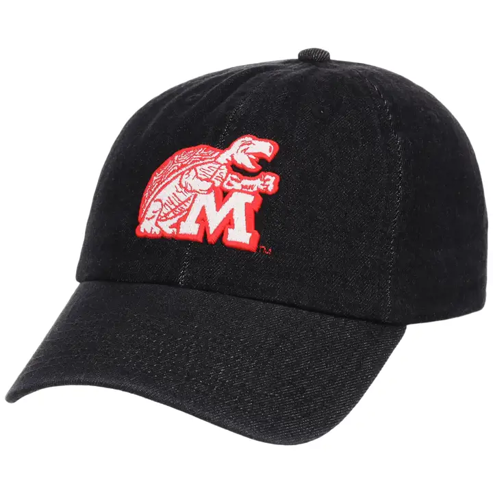 Casquette rétro Maryland Terrapins pour papa, noire