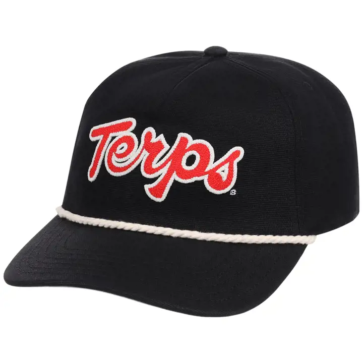 Casquette rétro Maryland Terrapins noire