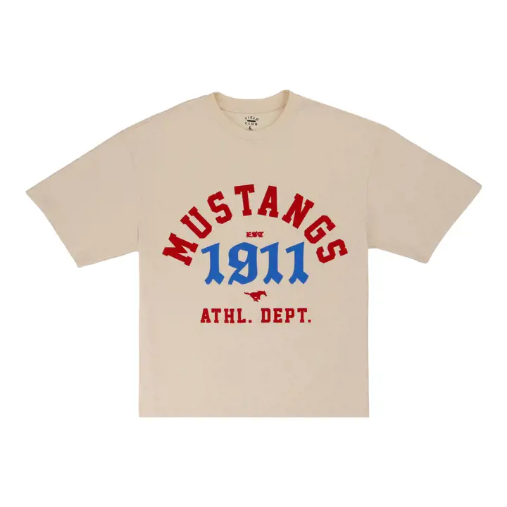 T-shirt héritage Southern Methodist University ivoire