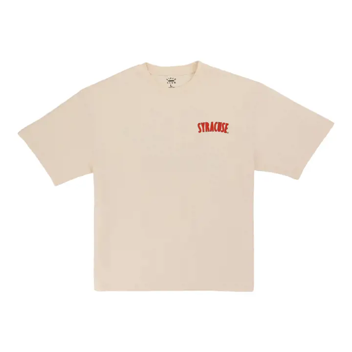 T-shirt rétro Syracuse University ivoire