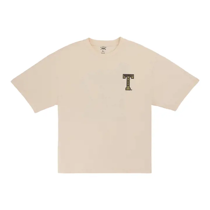 T-shirt Rétro Georgia Tech Yellow Jackets ivoire