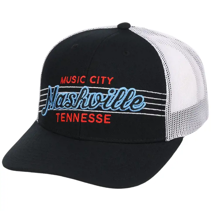 TENNESSEE Casquette Trucker Néon Noire