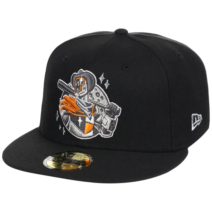 Sugarland Space Cowboys LHD MILB Lundi 59FIFTY NOI/NOI/GRI