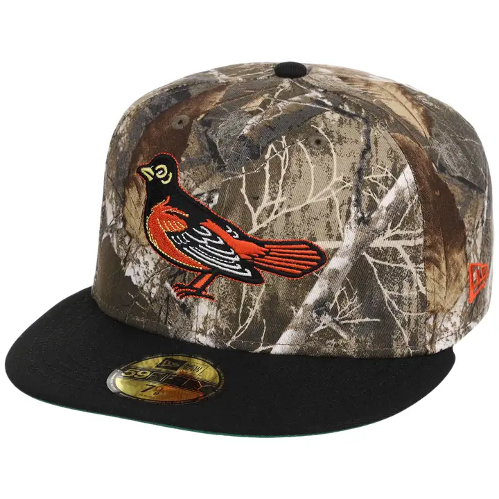 Baltimore Orioles LHD Into the Woods 59FIFTY CAMO/BLK/KGRN