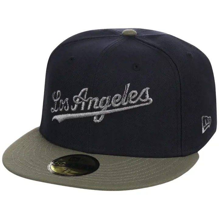 Los Angeles Dodgers Casquette 59FIFTY LHD Cigarettes & Set Lists BLEU MARINE/