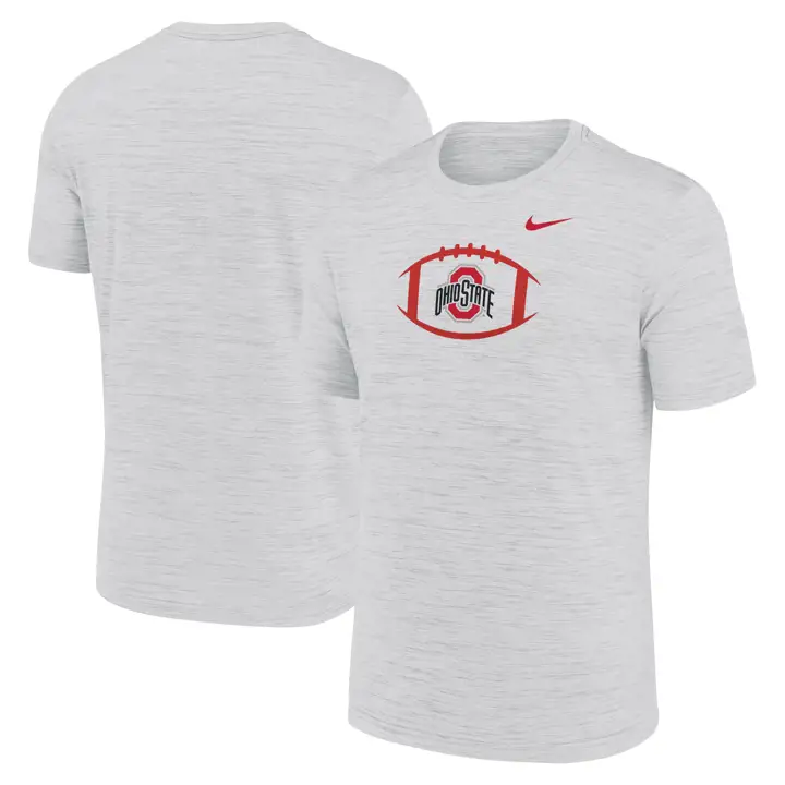 T-shirt de football Ohio State Buckeyes SU26 Velocity blc