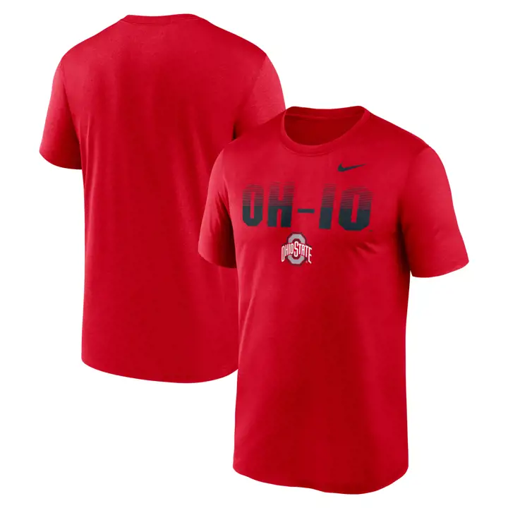 T-shirt Mantra cinétique Legend SU26 Buckeyes de l'Ohio State rouge
