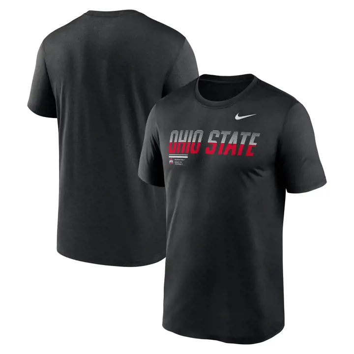 T-shirt Dri Fit Legend Ohio State Buckeyes SU26 pour homme, noir