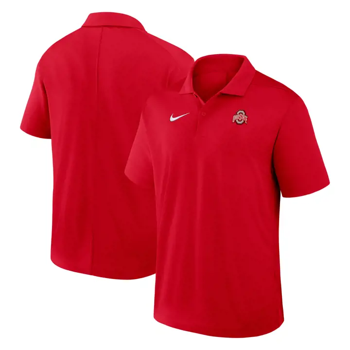 Ohio State Buckeyes Polo Victoire Chiné SU26 rouge