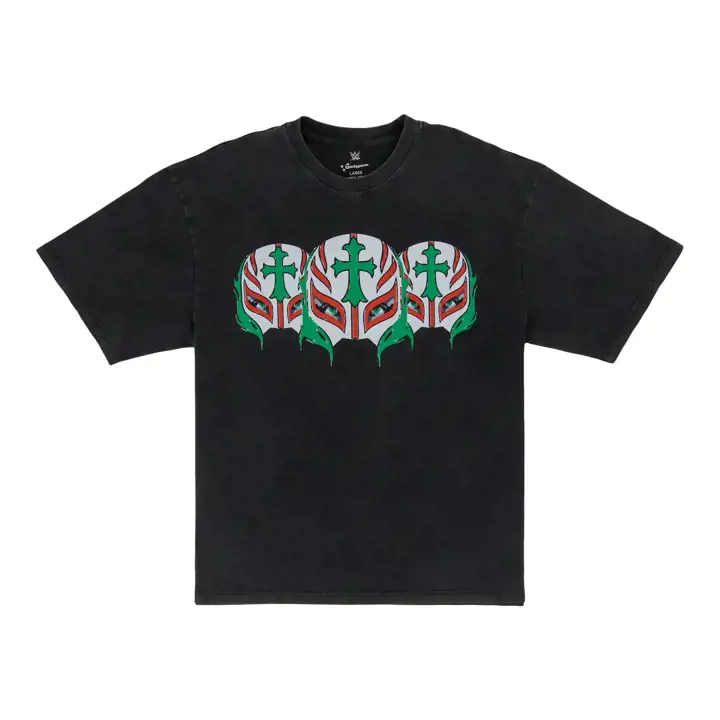 T-shirt Rey Mysterio WWE x JG noir