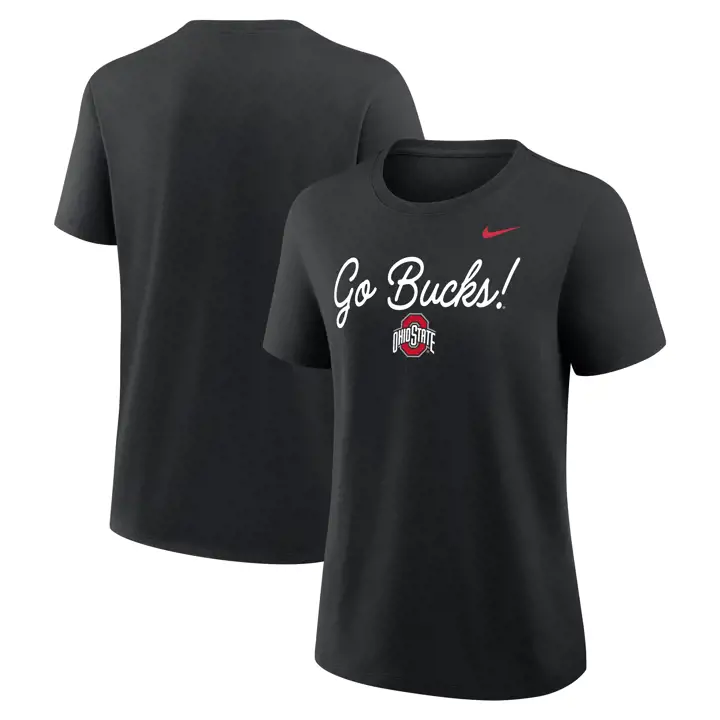 T-shirt avec logo mantra Ohio State Buckeyes SU26 BLK