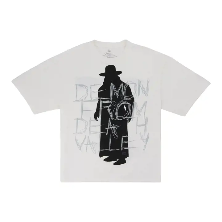 T-shirt The Undertaker WWE x JG blanc