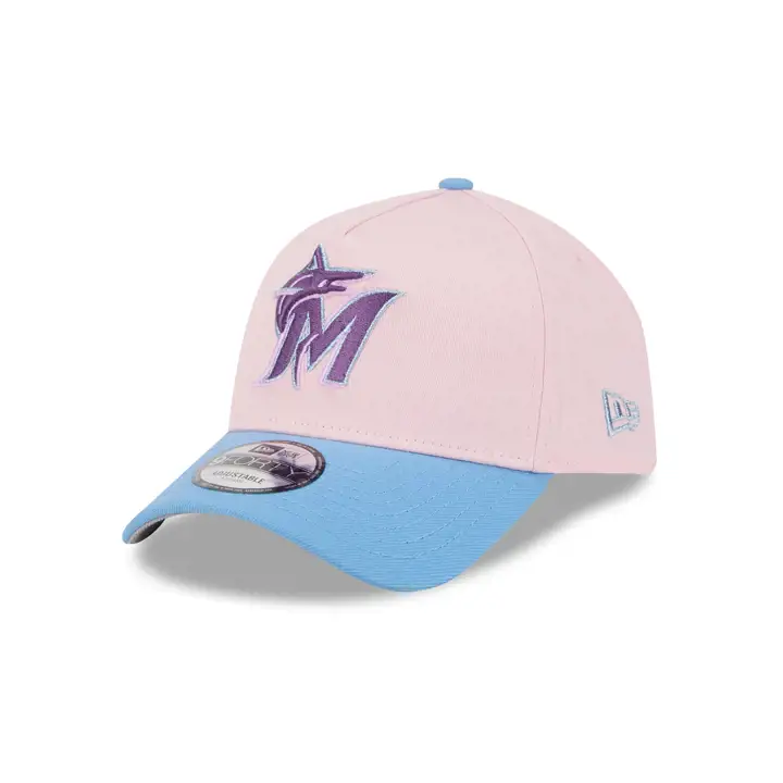 Miami Marlins MLB Rose Ciel 9FORTY AF PNK/SKBL/GRY