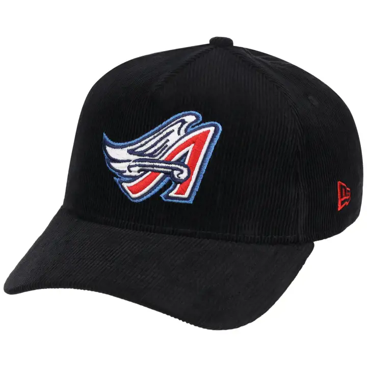 Anaheim Angels MLB Corde noire 9FORTY AF NOIR/NOIR/VRTGRS