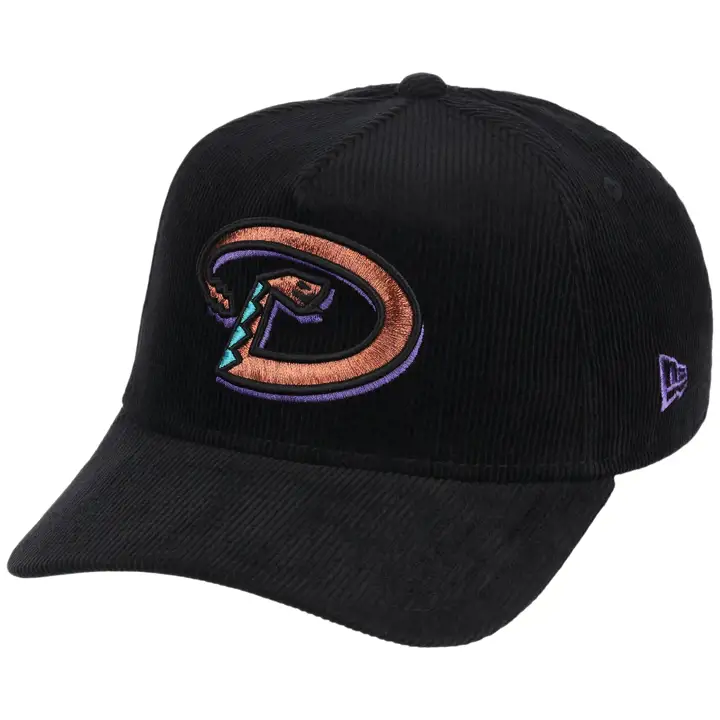 Arizona Diamondbacks MLB Casquette 9FORTY en velours côtelé noir AF NOIR/NOIR/VERT K