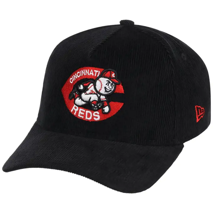 Cincinnati Reds MLB Corde Noire 9FORTY AF BLK/BLK/KGRN