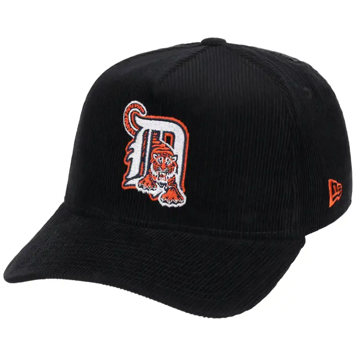 Casquette Detroit Tigers MLB noire en velours côtelé 9FORTY AF NOIR/NOIR/VERT FONCÉ