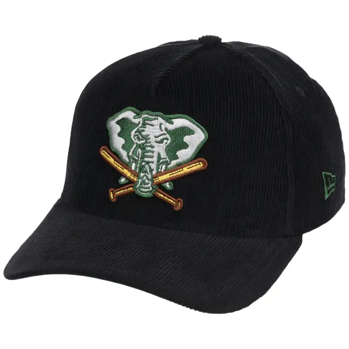 Oakland Athletics MLB Casquette 9FORTY AF Cordon Noir/Noir/Vert Fonc.