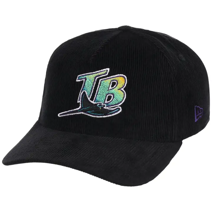 Tampa Bay Rays MLB Cord Noir 9FORTY AF NOIR/NOIR/VERTFC