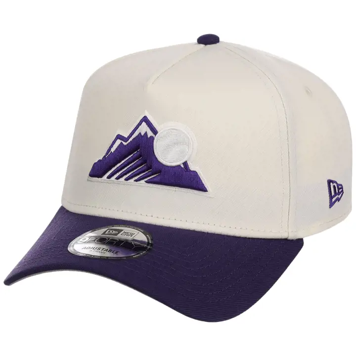 Colorado Rockies MLB Chrome OTC POP 9FORTY AF CHROME/VIOLET/GRIS