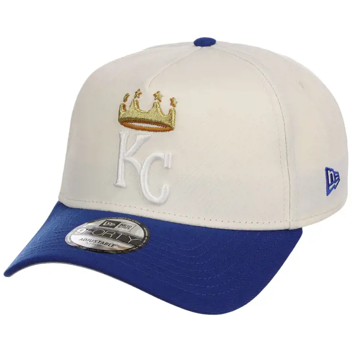Kansas City Royals MLB Chrome OTC POP 9FORTY AF CHROME/RBL/G