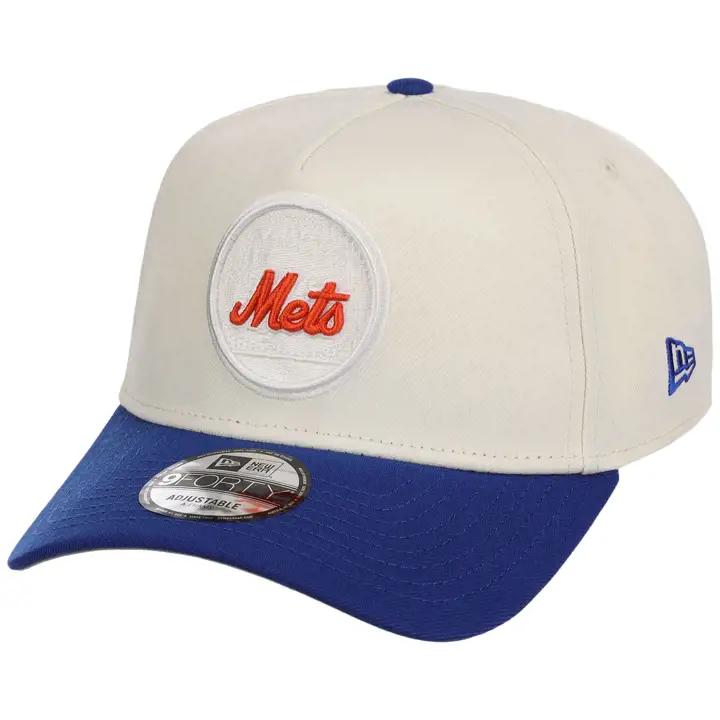 New York Mets MLB Chrome OTC POP 9FORTY AF CHROME/RBL/GRY