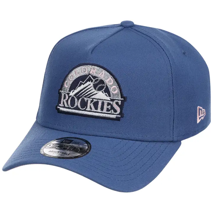 Colorado Rockies MLB Indigo Rose 9FORTY AF IND/IND/PNK
