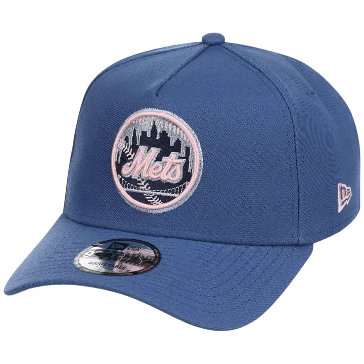 New York Mets MLB Indigo Rose 9FORTY AF IND/IND/PNK
