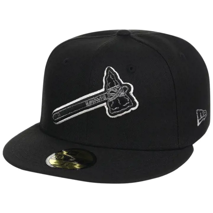 Atlanta Braves MLB GCH Core Metallics 59FIFTY NOI/NOI/GRI