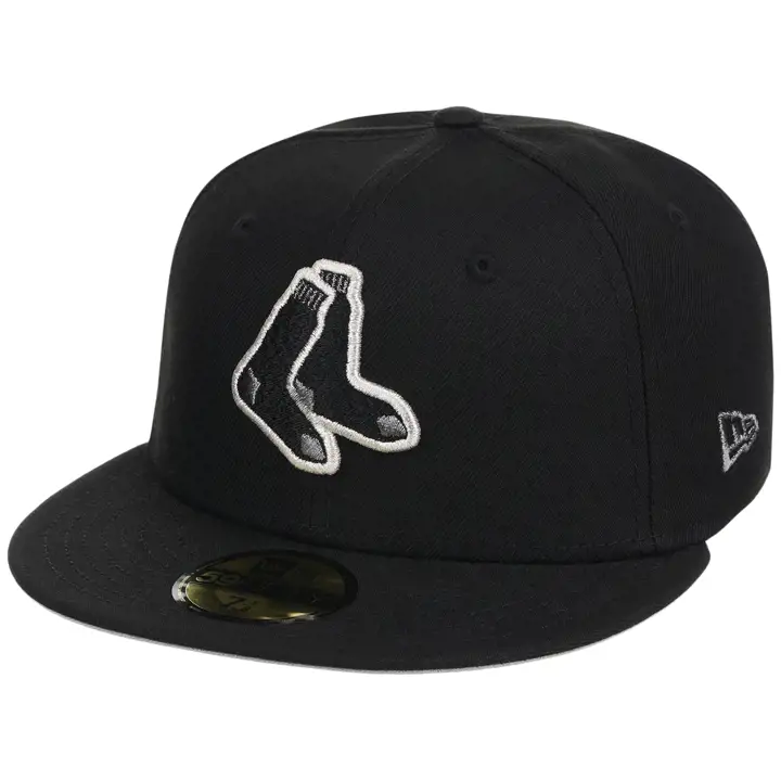 Boston Red Sox MLB LHD Core Metallics 59FIFTY NOI/NOI/GRI