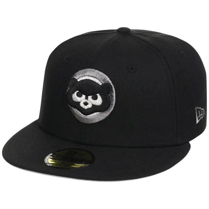 Chicago Cubs MLB G/D Cor. Métal. 59FIFTY NOI/NOI/GRI