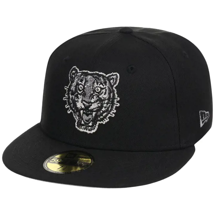Detroit Tigers MLB LHD Core Metallics 59FIFTY NOI/NOI/GRI