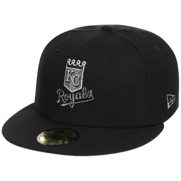 Kansas City Royals MLB LHD Core Metallics 59FIFTY NOI/NOI/GRI