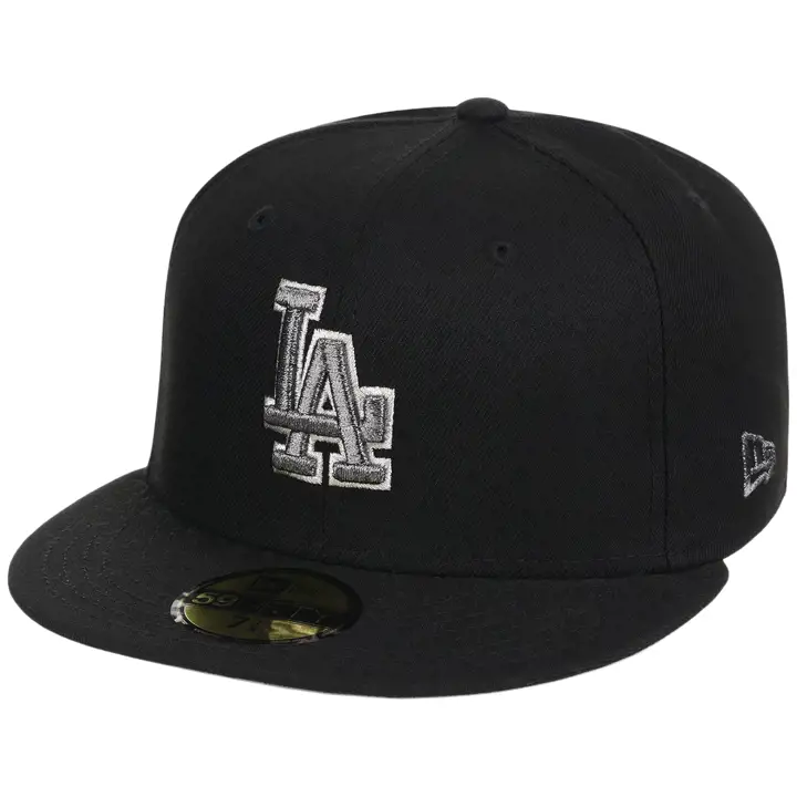 Los Angeles Dodgers MLB LHD Core Metallics 59FIFTY NOI/NOI/G