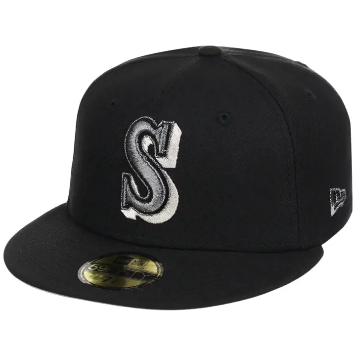Seattle Mariners MLB LHD Core Metallics 59FIFTY NOI/NOI/GRI