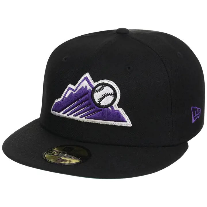Colorado Rockies MLB LHD Core Black OTC 59FIFTY BLK/BLK/GRY