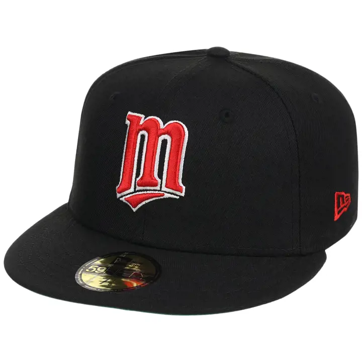 Minnesota Twins MLB LHD Core Black OTC 59FIFTY BLK/BLK/GRY