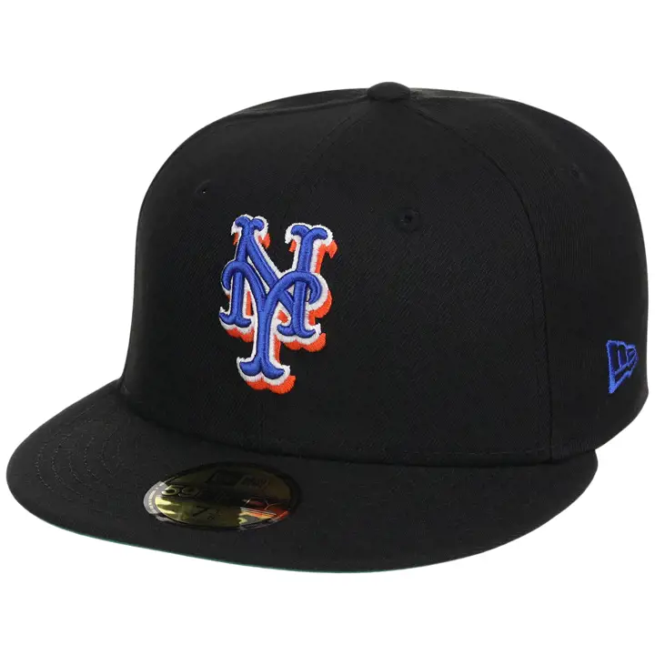 New York Mets MLB LHD Core Black OTC 59FIFTY NOI/NOI/GRI