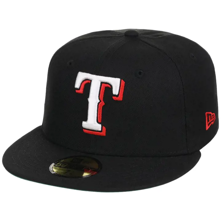 Texas Rangers MLB GDC Noir Basique OTC 59FIFTY NOI/NOI/GRI