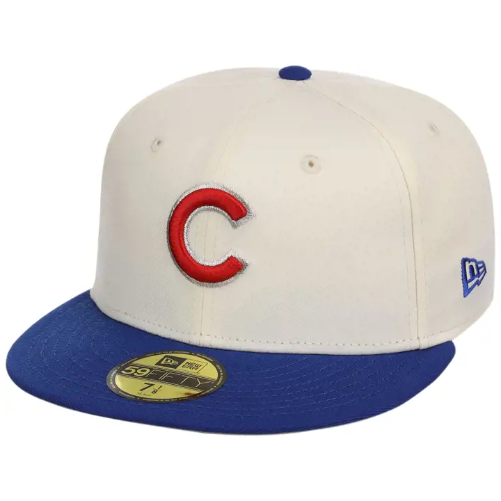Chicago Cubs MLB LHD Core Chrome OTC 59FIFTY CHROME/RBL/GRY