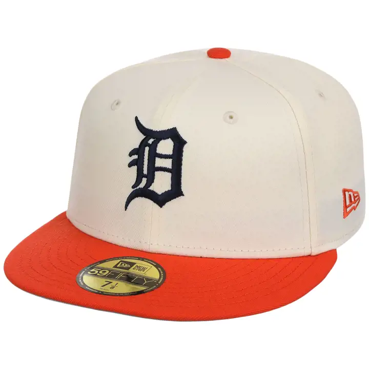 Detroit Tigers MLB LHD Core Chrome OTC 59FIFTY CHROME/ORANGE/GRIS
