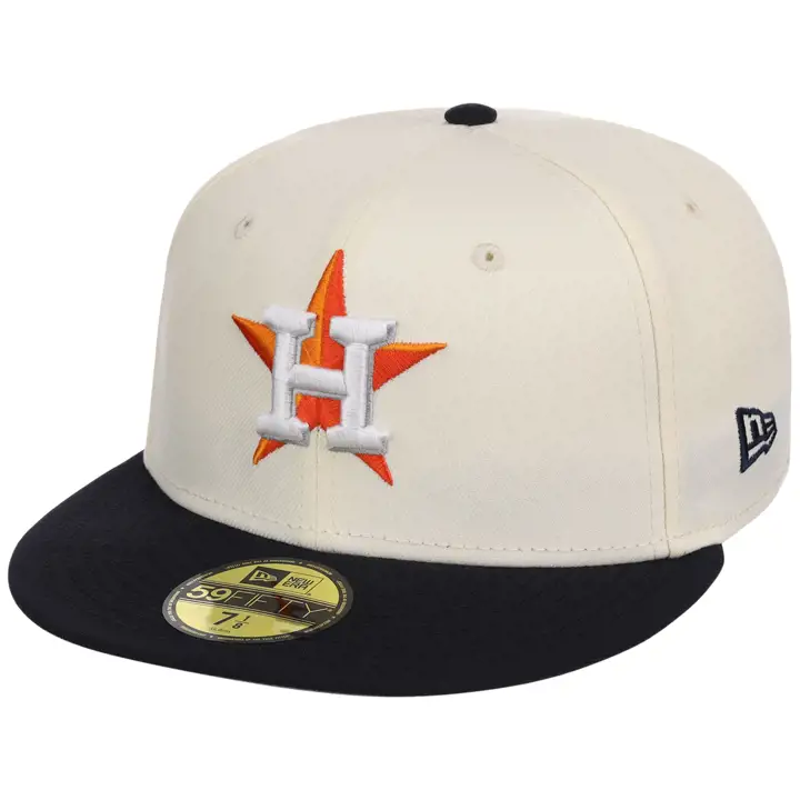 Houston Astros MLB GAUCHER Core Chrome OTC 59FIFTY CHROME/MARINE/G