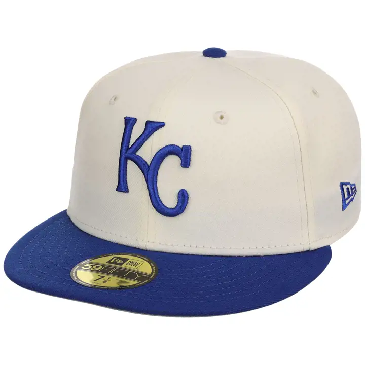 Kansas City Royals MLB LHD Core Chrome OTC 59FIFTY CHROME/RB