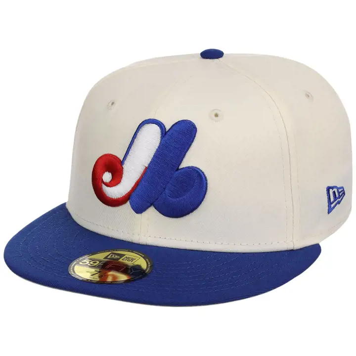 Montreal Expos MLB LHD Core Chrome OTC 59FIFTY CHROME/RBL/GR