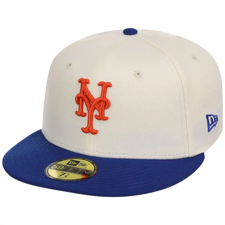 New York Mets MLB GHC Chapeau 59FIFTY Chrome OTC CHROME/RBL/GRY