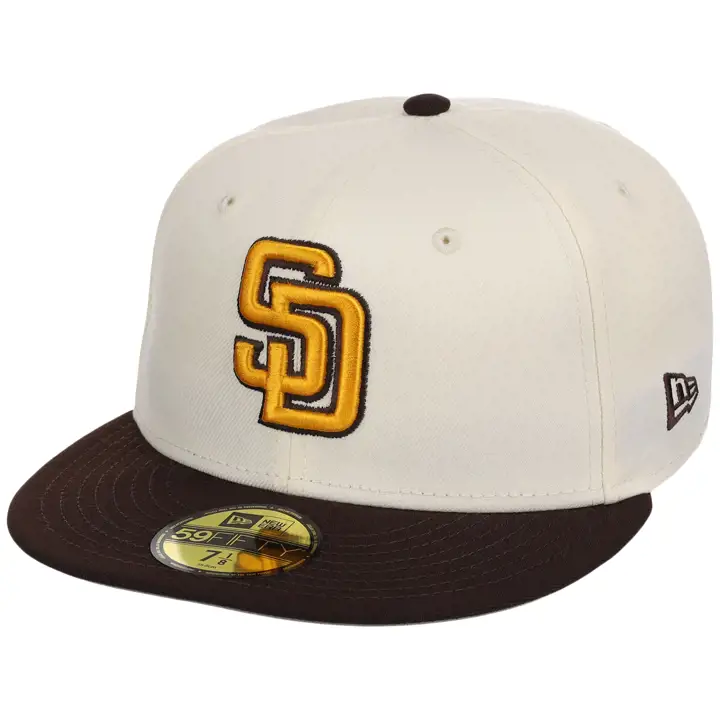 San Diego Padres MLB GAUCHE Core Chrome OTC 59FIFTY CHROME/BRN/